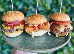 BURGER CHEESE, BBQ, CHICKEN